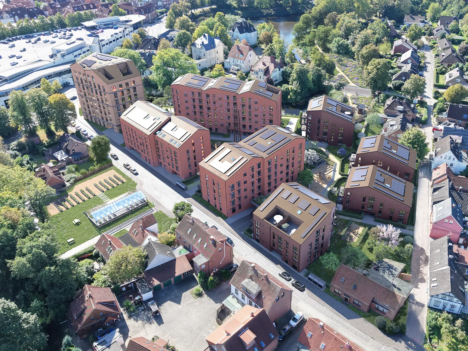 Gummischmidt-Quartier – Architekturvisualisierung